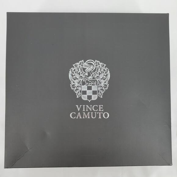 Vince Camuto Women's 6M Allost Black Croco Pointy Toe Ankle Boot 3in Heel New - Picture 12 of 12